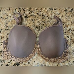 Women's Wacoal Gray Embrace Lace T-shirt Bra 32D